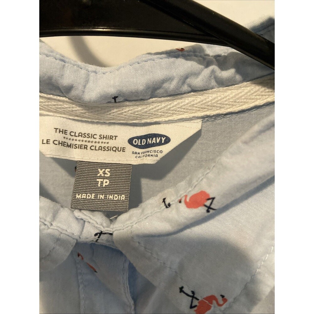 Old Navy Men’s Flamingo Button Down Shirt Size XS - Picture 3 of 5